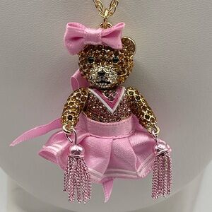 Betsey Johnson Cheerleader Necklace